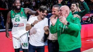 Πάρης Δερμάνης αποδυτήρια Παναθηναϊκός